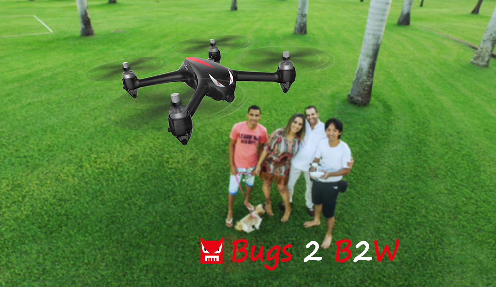MJX Bugs 2 B2W Brushless RC Drone RTF 5GHz WiFi FPV 1080P Full HD / GPS Positioning / 2.4GHz 4CH Dual-way Transmitter MJX Bugs 2 B2W Brushless RC Drone RTF 5GHz WiFi FPV 1080P Full HD / GPS Positioning / 2.4GHz 4CH Dual-way Transmitter