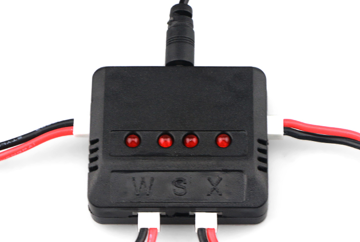 JJRC Battery Charging Set 3.7V 400mAh LiPo   WSX Balance Charger with US Plug Adapter / Cable for H31 Drone