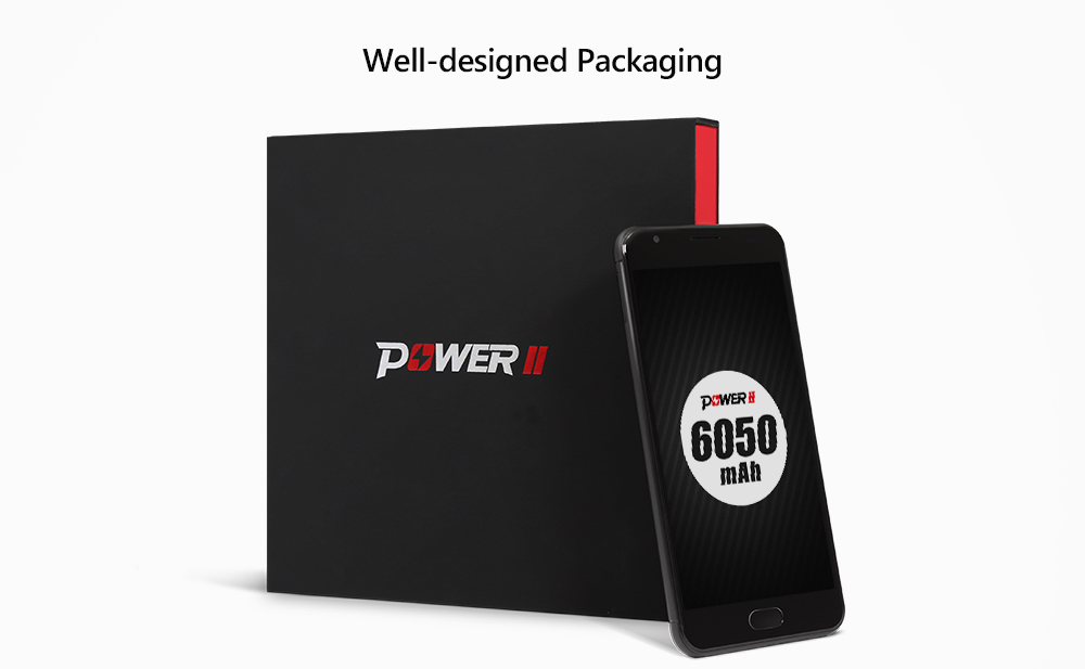 Ulefone Power 2 4G Phablet 5.5 inch Android 7.0 MTK6750T Octa Core 1.5GHz 4GB RAM 64GB ROM 13MP Main Camera Fingerprint Scanner Corning Gorilla 3 6050mAh Battery