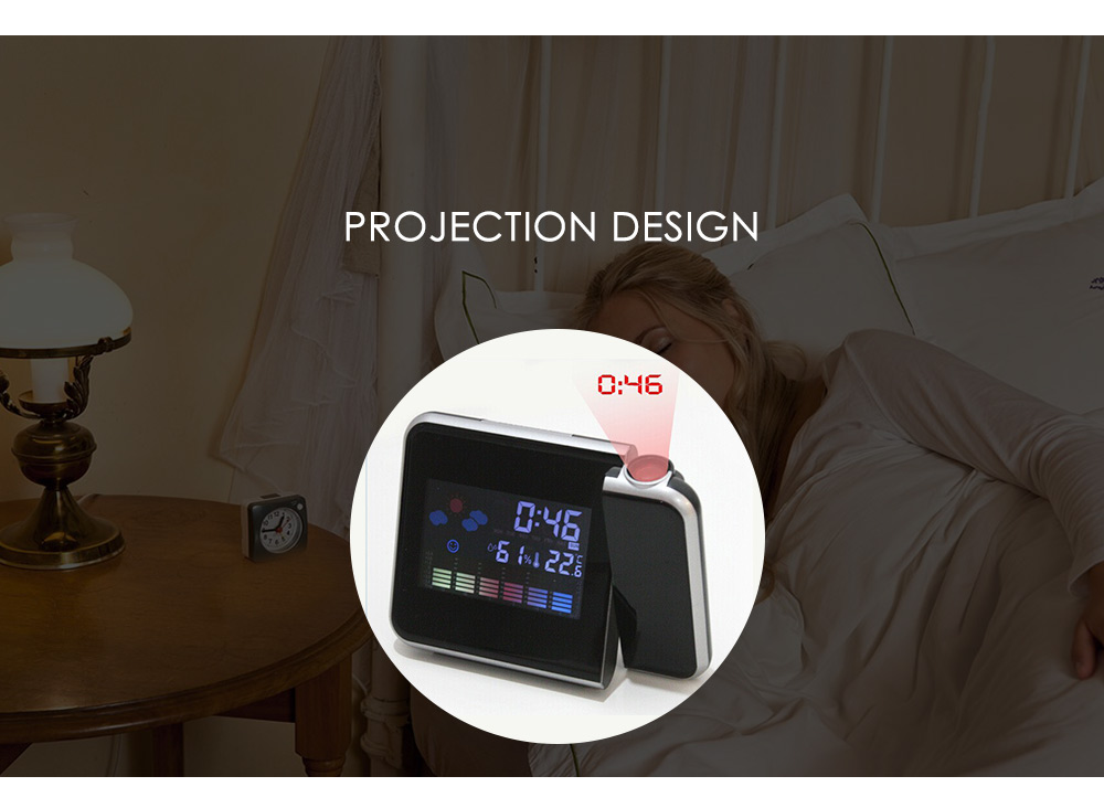 Digital Color Screen Projection Alarm Clock Digital Color Screen Projection Alarm Clock