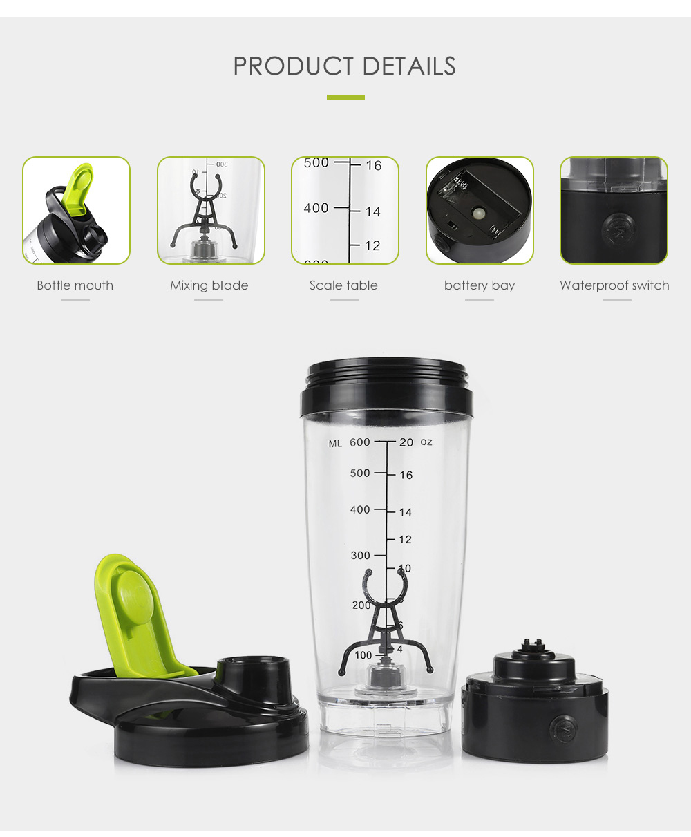 Portable Protein Shaker Bottle Automatic Mixing Cup Self Stirring Mug Portable Protein Shaker Bottle Automatic Mixing Cup Self Stirring Mug