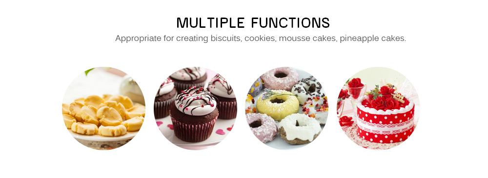 5 PCS DIY Fondant Cake Molds Baking Tool 5 PCS DIY Fondant Cake Molds Baking Tool