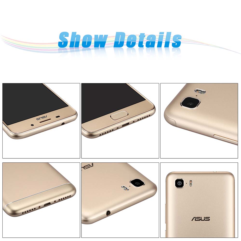 ASUS Pegasus 3S Front Touch ID Android 7.0 MTK6750 Quad Core 1.5GHz 3GB RAM 64GB ROM 5.2 inch Smartphone