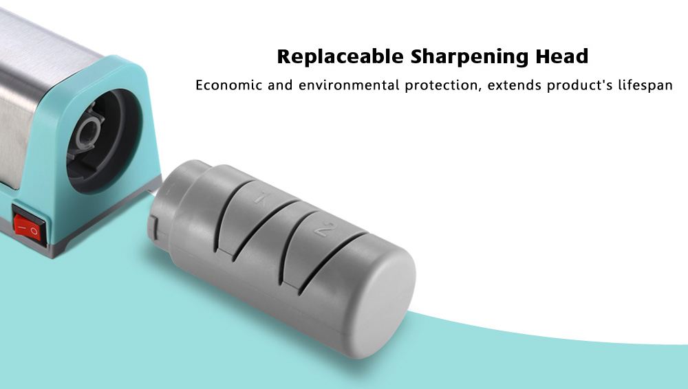 ZHAOLIDA KR007 Electric Diamond Knife Sharpener Speedy Automatic Self-abrasive Tool for Ceramic and Steel Kitchen Knives ZHAOLIDA KR007 Electric Diamond Knife Sharpener Speedy Automatic Self-abrasive Tool for Ceramic and Steel Kitchen Knives