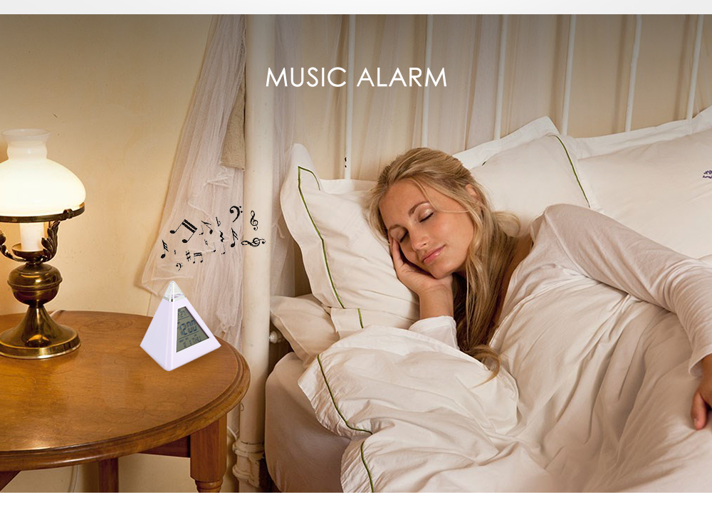 Colorful Digital Temperature Alarm Clock Colorful Digital Temperature Alarm Clock