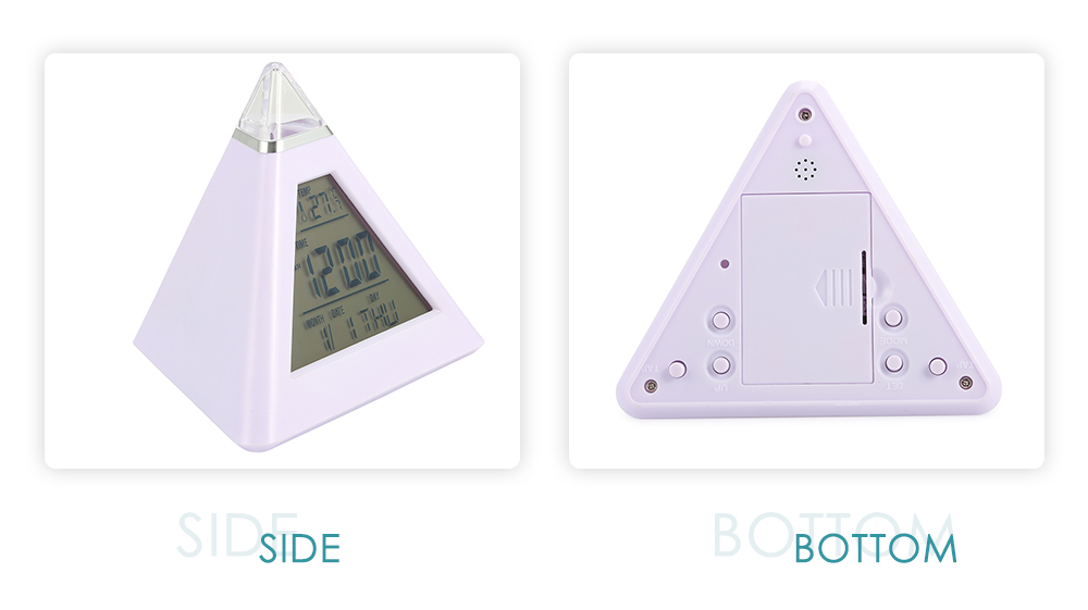Colorful Digital Temperature Alarm Clock Colorful Digital Temperature Alarm Clock