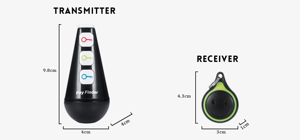 3 in 1 Remote RF Wireless Locator Key Finder Anything Locator with Pet Wallet Purse 3 in 1 Remote RF Wireless Locator Key Finder Anything Locator with Pet Wallet Purse