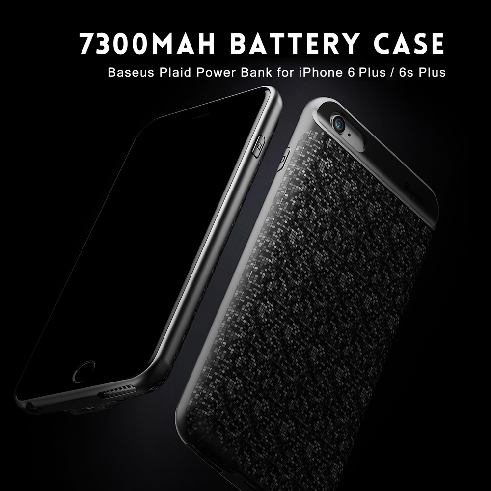 Baseus Plaid Backpack 7300mAh Power Bank Portable Charger Battery Case for iPhone 6 Plus / 6s Plus Baseus Plaid Backpack 7300mAh Power Bank Portable Charger Battery Case for iPhone 6 Plus / 6s Plus