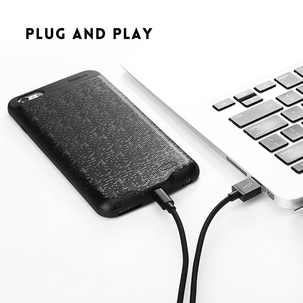 Baseus Plaid Backpack 7300mAh Power Bank Portable Charger Battery Case for iPhone 6 Plus / 6s Plus Baseus Plaid Backpack 7300mAh Power Bank Portable Charger Battery Case for iPhone 6 Plus / 6s Plus
