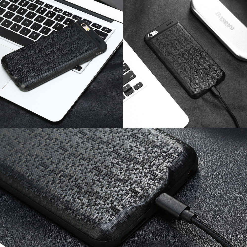 Baseus Plaid Backpack 7300mAh Power Bank Portable Charger Battery Case for iPhone 6 Plus / 6s Plus Baseus Plaid Backpack 7300mAh Power Bank Portable Charger Battery Case for iPhone 6 Plus / 6s Plus