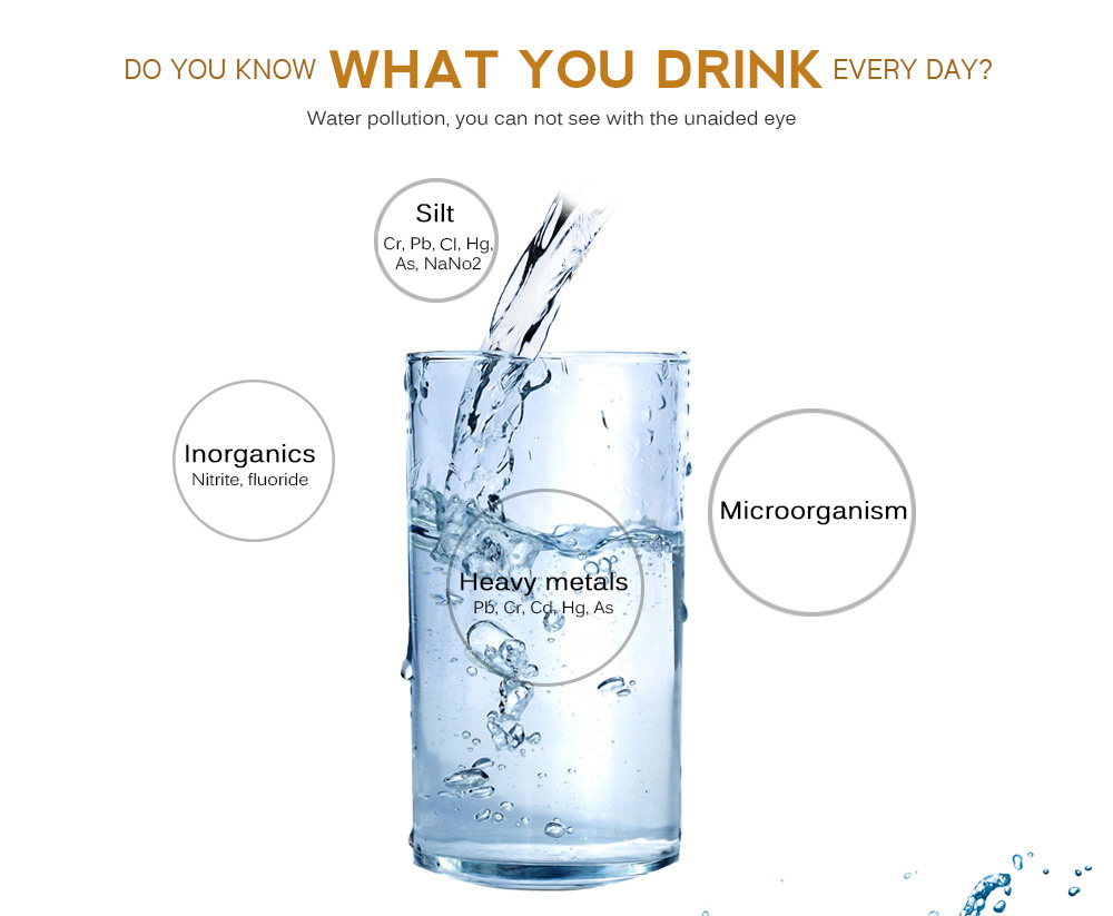 Qwater JTP - DF - 07B Ceramic Filter Faucet Water Purifier Qwater JTP - DF - 07B Ceramic Filter Faucet Water Purifier