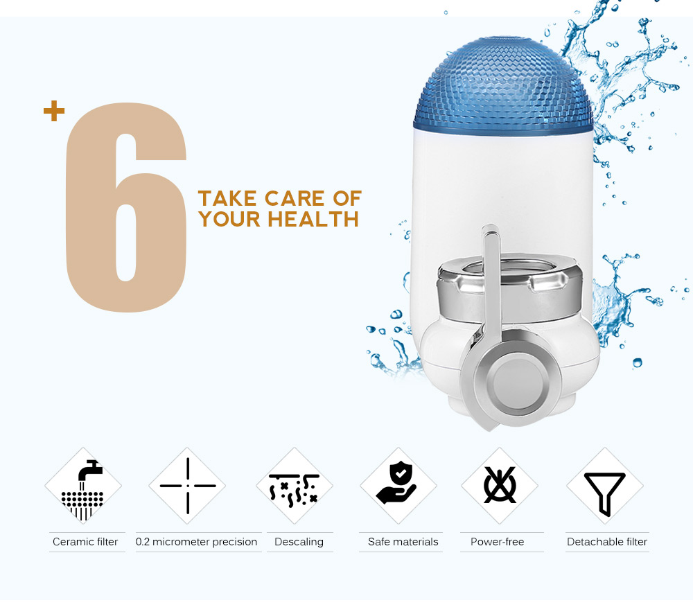 Qwater Ceramic Filter Faucet Water Purifier Qwater Ceramic Filter Faucet Water Purifier