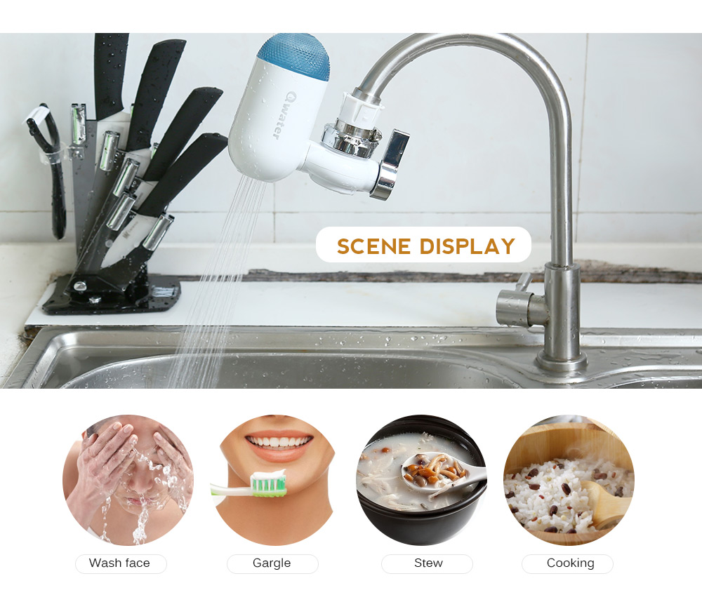 Qwater Ceramic Filter Faucet Water Purifier Qwater Ceramic Filter Faucet Water Purifier
