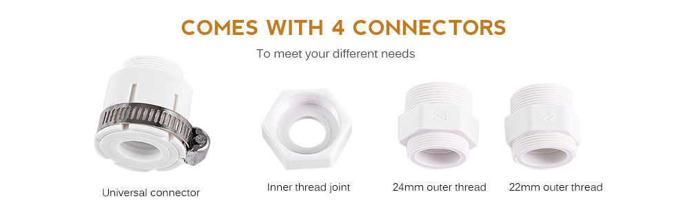 Qwater JTP - CF - 01C Ceramic Filter Faucet Water Purifier Qwater JTP - CF - 01C Ceramic Filter Faucet Water Purifier