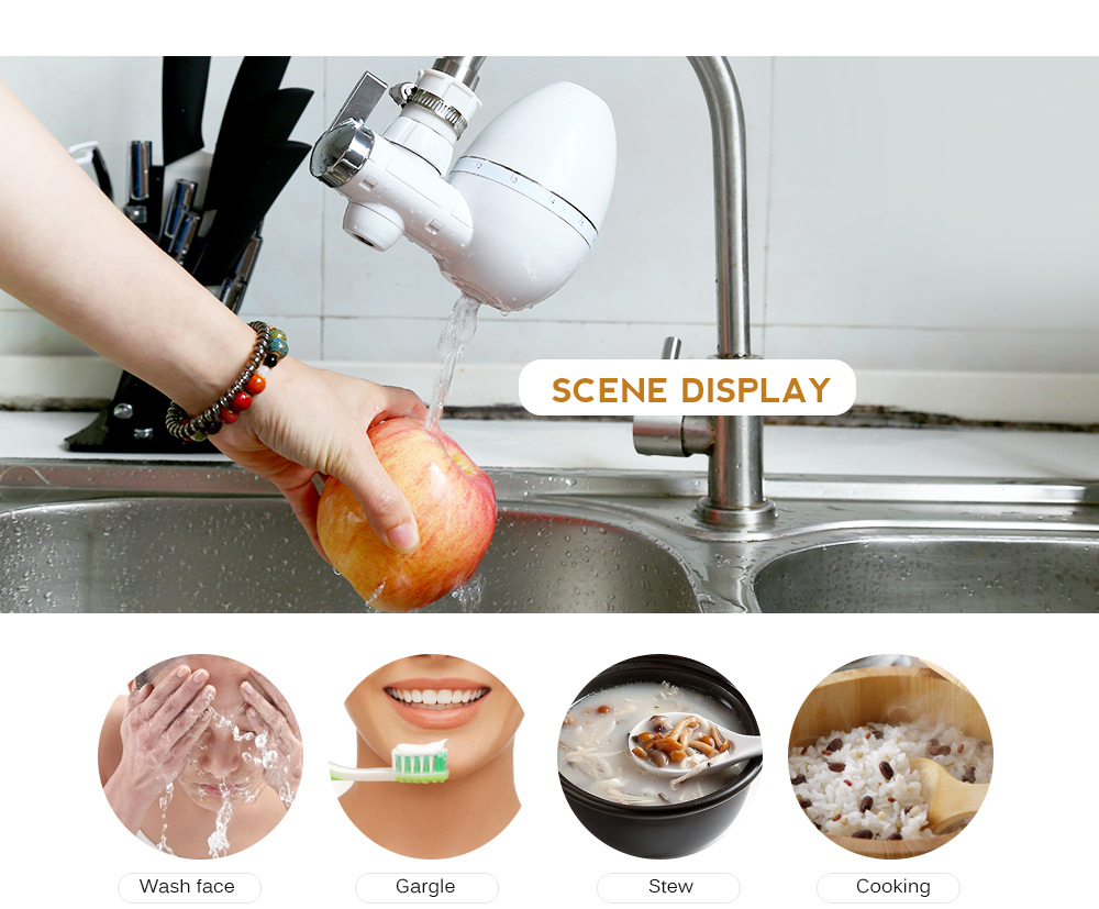 Qwater JTP - CF - 01C Ceramic Filter Faucet Water Purifier Qwater JTP - CF - 01C Ceramic Filter Faucet Water Purifier