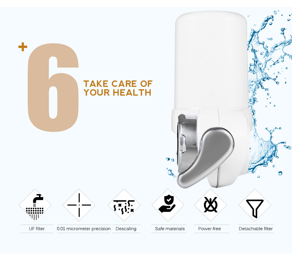 Qwater UF Filter Tap Water Purifier Qwater UF Filter Tap Water Purifier