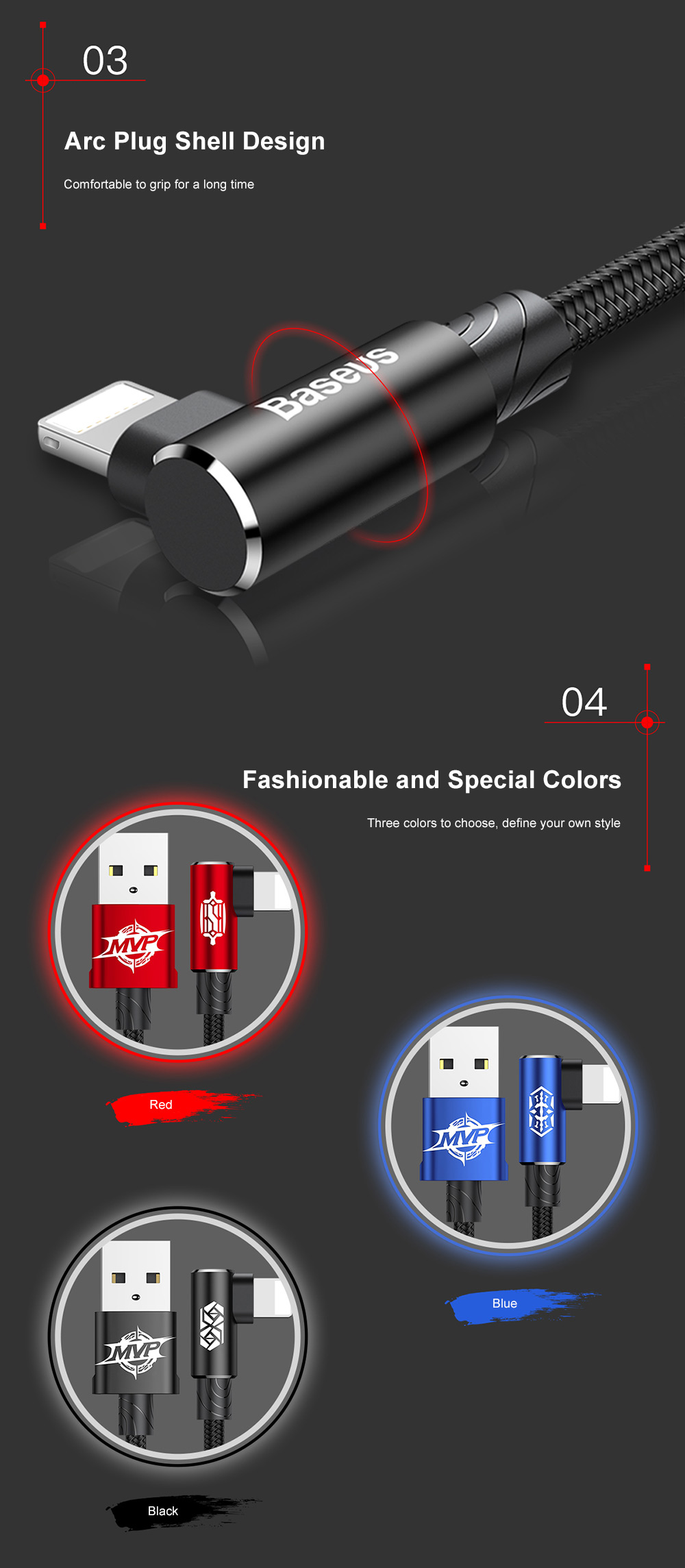 Baseus MVP Elbow Type 8 Pin Cable 2A Fast Charging Data Transmission Sync Cord 1M Baseus MVP Elbow Type 8 Pin Cable 2A Fast Charging Data Transmission Sync Cord 1M