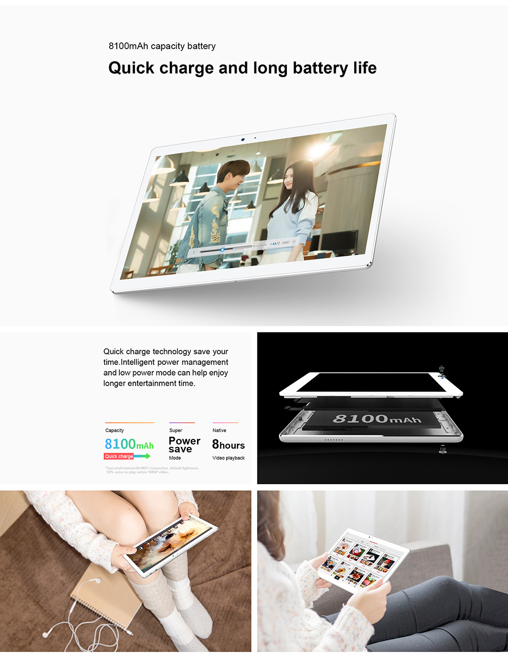 Teclast Master T10 10.1 inch Tablet PC Android 7.0 MTK8176 Hexa Core 1.7GHz 4GB RAM 64GB ROM Fingerprint Sensor Dual WiFi OTG Cameras