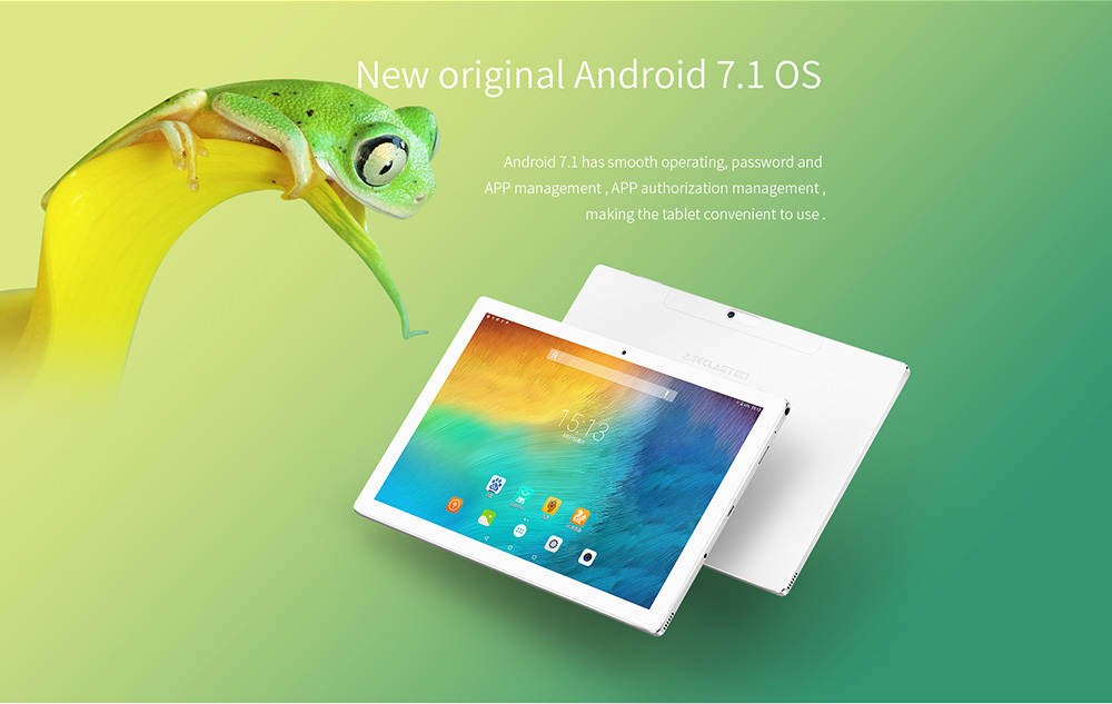 Teclast P10 Octa Core 10.1 inch Tablet PC Android 7.1 Rockchip RK3368 1.5GHz 2GB RAM 32GB ROM Dual WiFi ameras OTG