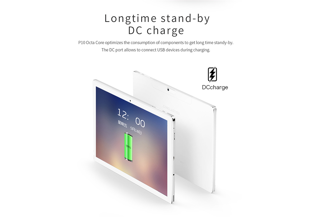 Teclast P10 Octa Core 10.1 inch Tablet PC Android 7.1 Rockchip RK3368 1.5GHz 2GB RAM 32GB ROM Dual WiFi ameras OTG