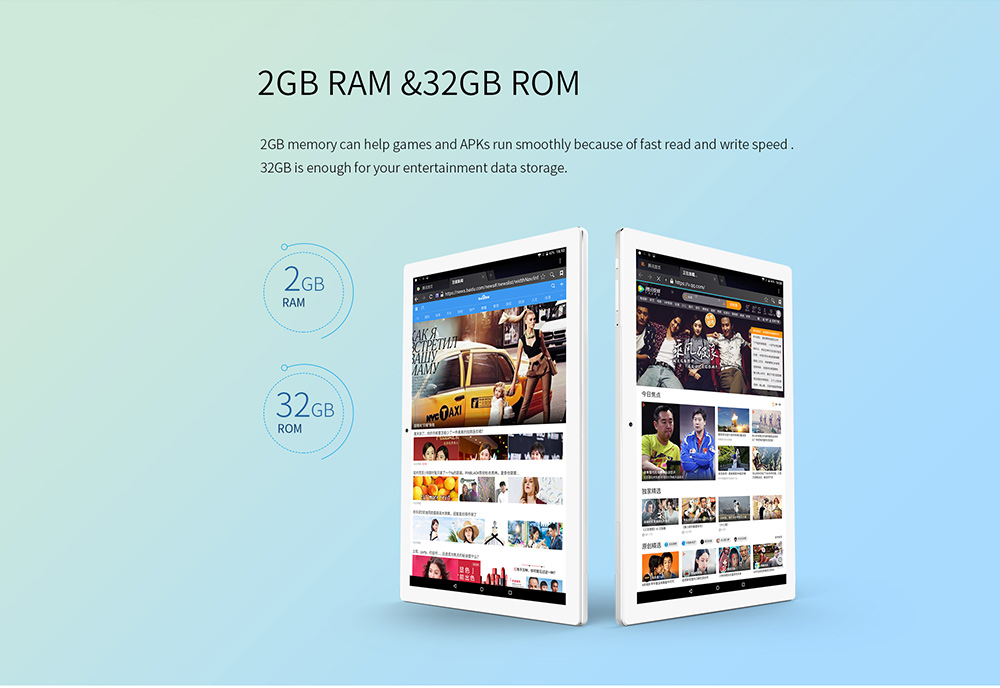 Teclast P10 Octa Core 10.1 inch Tablet PC Android 7.1 Rockchip RK3368 1.5GHz 2GB RAM 32GB ROM Dual WiFi ameras OTG