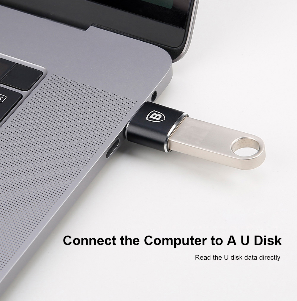 Baseus Mini OTG Male Type-C to Female USB Converter Charging Data Adapter Baseus Mini OTG Male Type-C to Female USB Converter Charging Data Adapter
