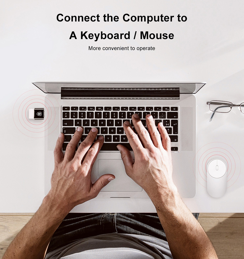 Baseus Mini OTG Male Type-C to Female USB Converter Charging Data Adapter Baseus Mini OTG Male Type-C to Female USB Converter Charging Data Adapter