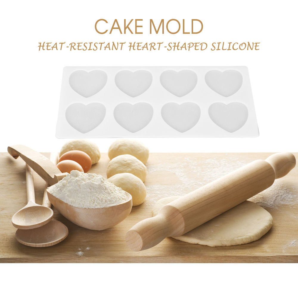 Heart-shaped Silicone Cake Mold Baking Tools Heart-shaped Silicone Cake Mold Baking Tools