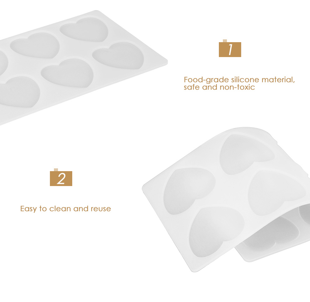 Heart-shaped Silicone Cake Mold Baking Tools Heart-shaped Silicone Cake Mold Baking Tools