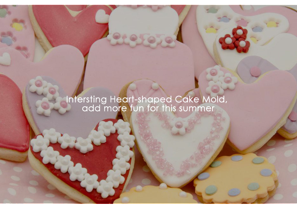 Heart-shaped Silicone Cake Mold Baking Tools Heart-shaped Silicone Cake Mold Baking Tools
