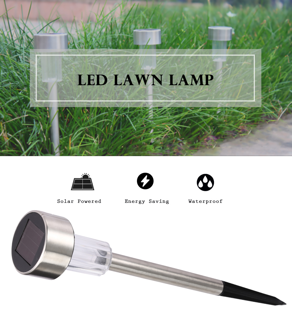 10pcs Outdoor Solar Powered Waterproof LED Courtyard Lawn Lamp 10pcs Outdoor Solar Powered Waterproof LED Courtyard Lawn Lamp