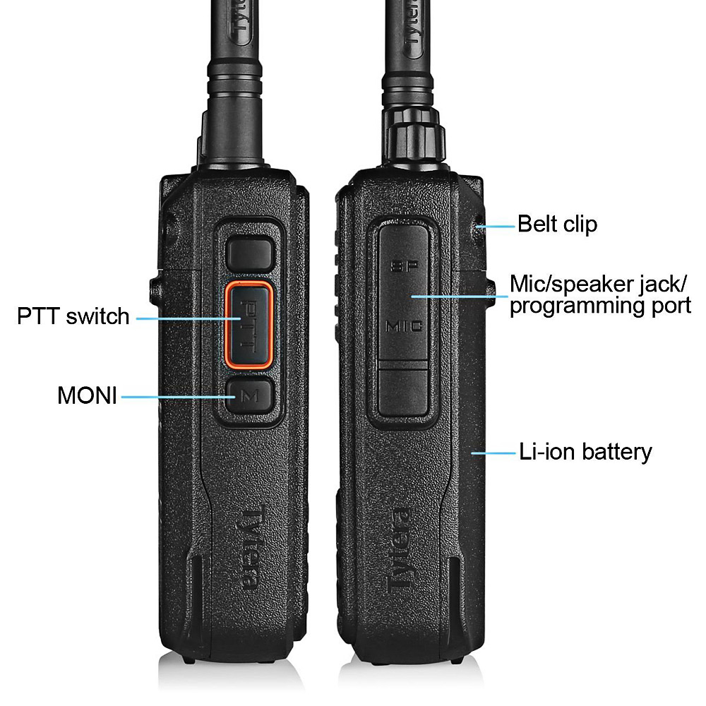 TYT MD - 380 DMR Portable Walkie Talkie Digital Two-way Radio Transceiver TYT MD - 380 DMR Portable Walkie Talkie Digital Two-way Radio Transceiver