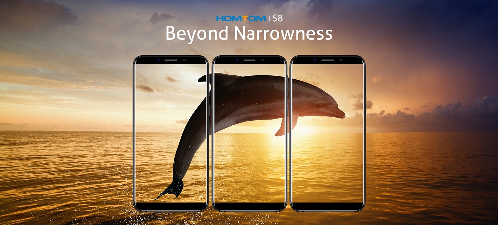 HOMTOM S8 4G Smartphone 5.7 inch MTK6750T Smart Gesture Finger Scanner 4GB RAM 64GB ROM 16.0MP + 5.0MP
