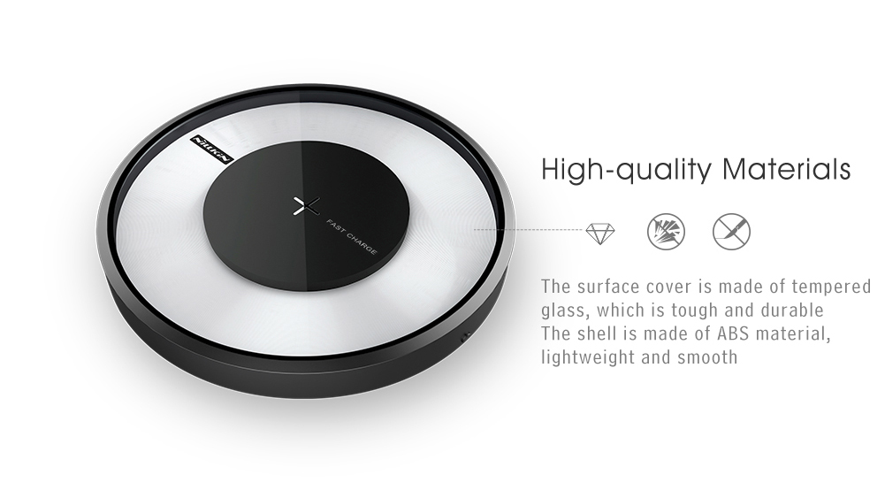 NILLKIN MC017 Magic Disk VI Qi Wireless Charging Pad Charger for Samsung Galaxy S8 Plus / S8 / S7 Edge / S7 / Note 5 and Qi-enabled Devices NILLKIN MC017 Magic Disk VI Qi Wireless Charging Pad Charger for Samsung Galaxy S8 Plus / S8 / S7 Edge / S7 / Note 5 and Qi-enabled Devices