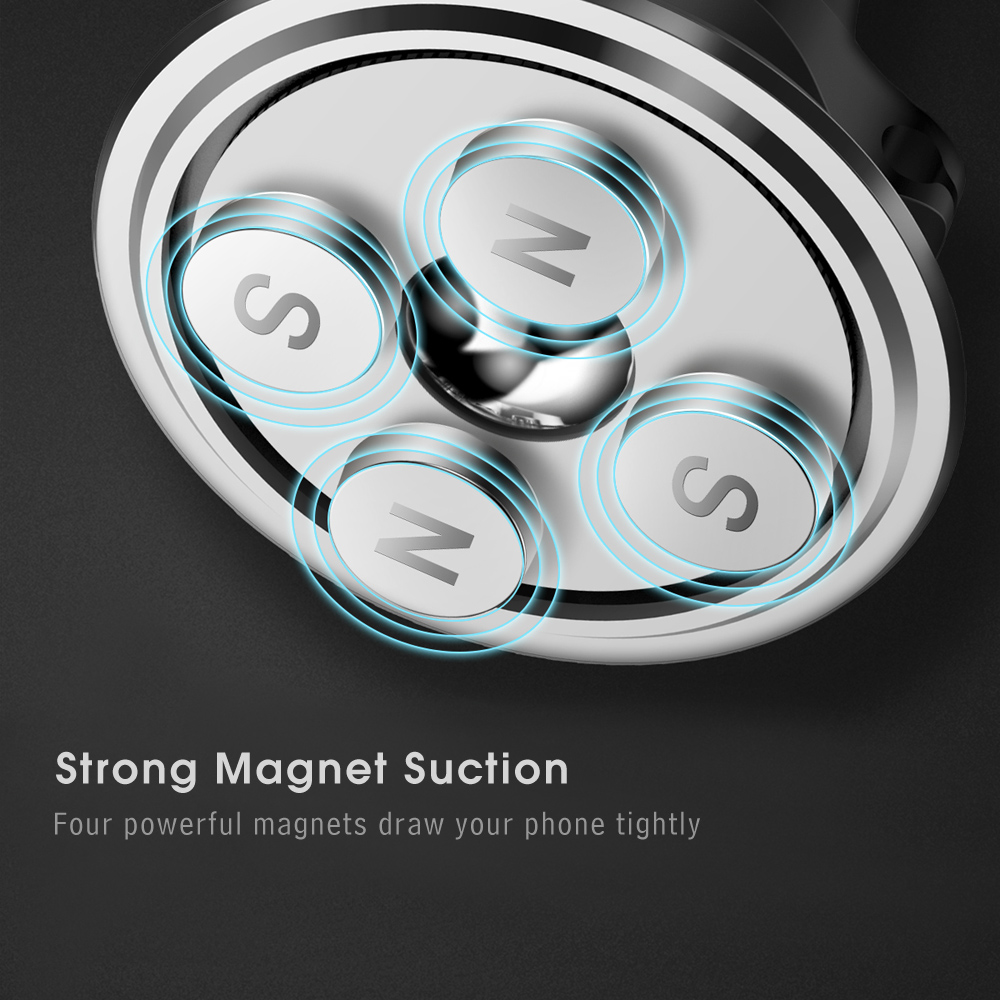 Baseus Air Vent Magnetic Suction Bracket Phone Holder 360 Degree Rotation Car Mount with Cable Clip Baseus Air Vent Magnetic Suction Bracket Phone Holder 360 Degree Rotation Car Mount with Cable Clip