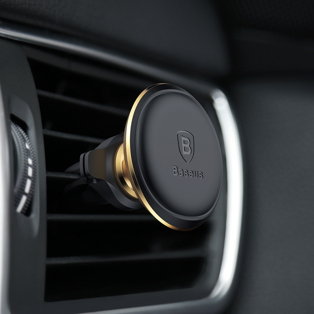 Baseus Air Vent Magnetic Suction Bracket Phone Holder 360 Degree Rotation Car Mount with Cable Clip Baseus Air Vent Magnetic Suction Bracket Phone Holder 360 Degree Rotation Car Mount with Cable Clip