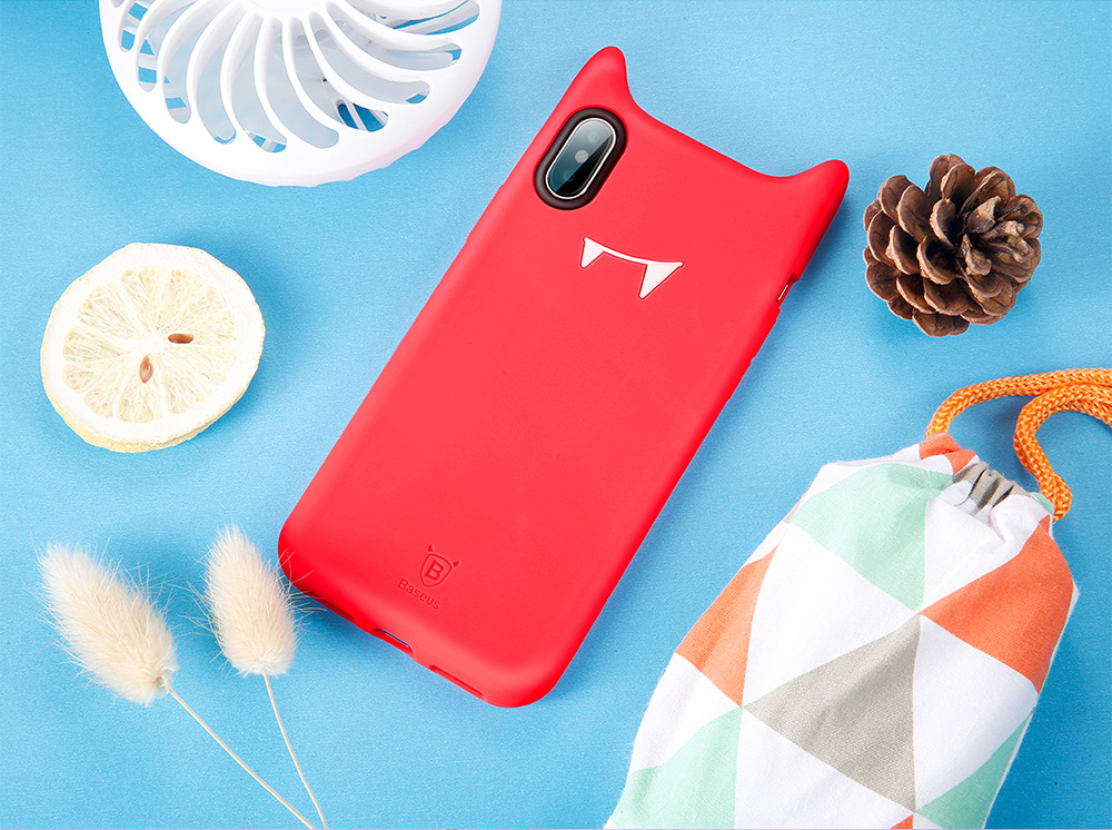 Baseus Devil Baby Case Soft Silicone Protective Back Cover for iPhone 8 Baseus Devil Baby Case Soft Silicone Protective Back Cover for iPhone 8