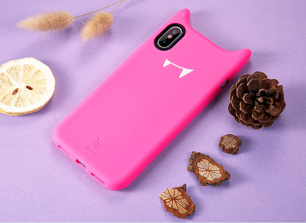 Baseus Devil Baby Case Soft Silicone Protective Back Cover for iPhone 8 Baseus Devil Baby Case Soft Silicone Protective Back Cover for iPhone 8