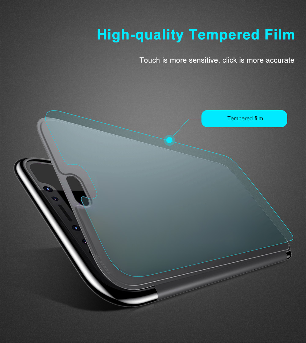Baseus Touchable Case Tempered Film Touch Screen Flip Protective TPU Cover for iPhone 8 Baseus Touchable Case Tempered Film Touch Screen Flip Protective TPU Cover for iPhone 8