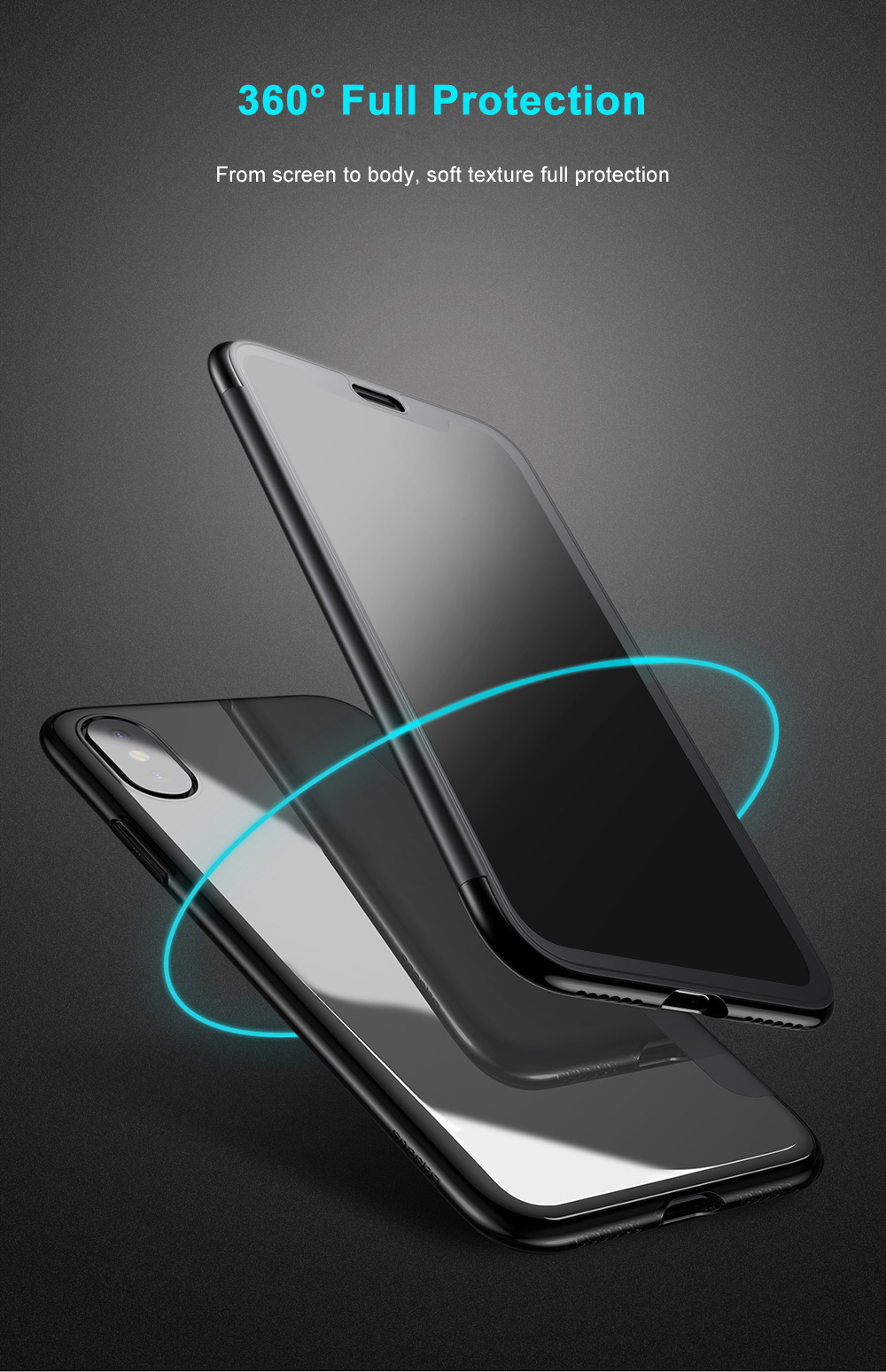 Baseus Touchable Case Tempered Film Touch Screen Flip Protective TPU Cover for iPhone 8 Baseus Touchable Case Tempered Film Touch Screen Flip Protective TPU Cover for iPhone 8