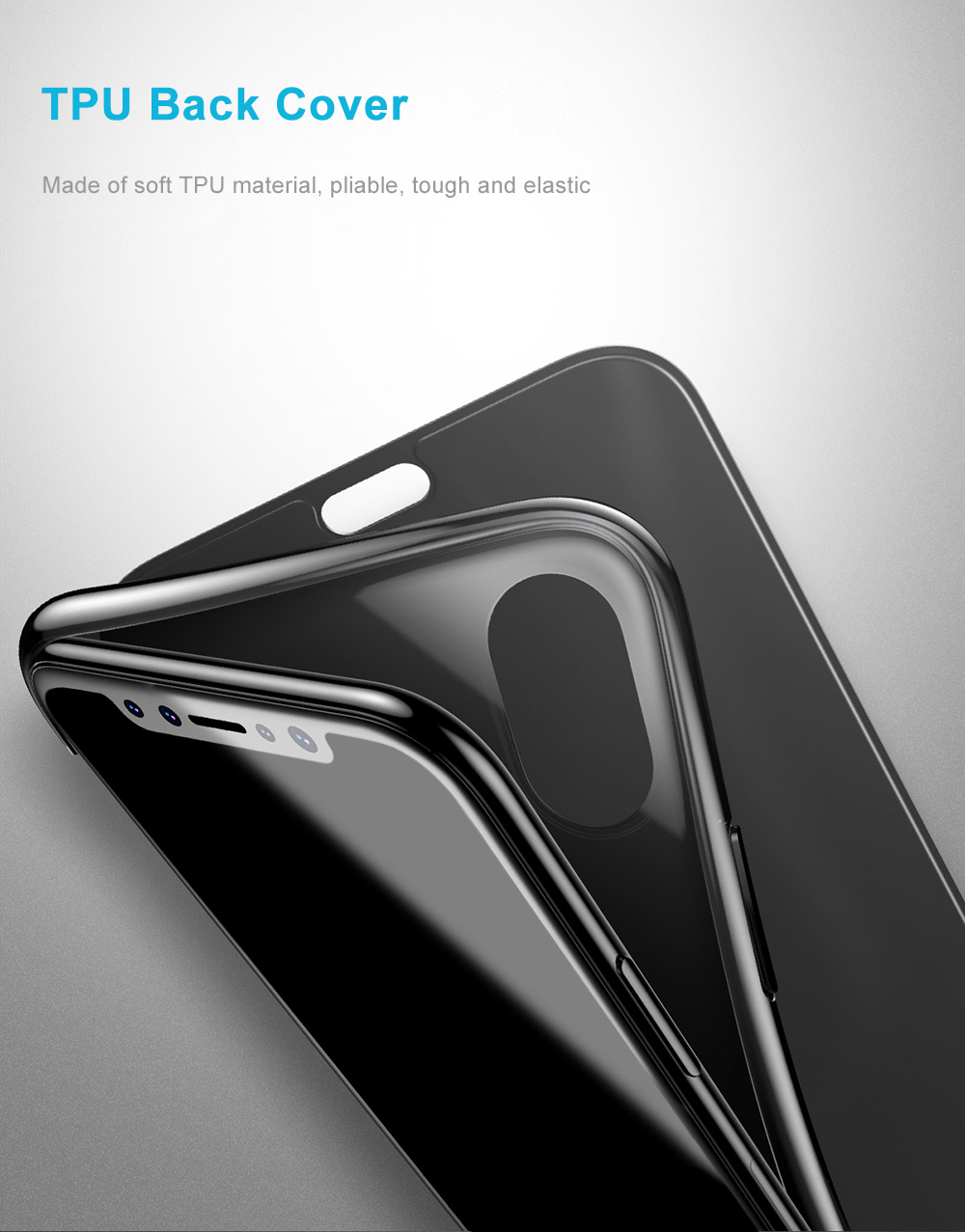 Baseus Touchable Case Tempered Film Touch Screen Flip Protective TPU Cover for iPhone 8 Baseus Touchable Case Tempered Film Touch Screen Flip Protective TPU Cover for iPhone 8