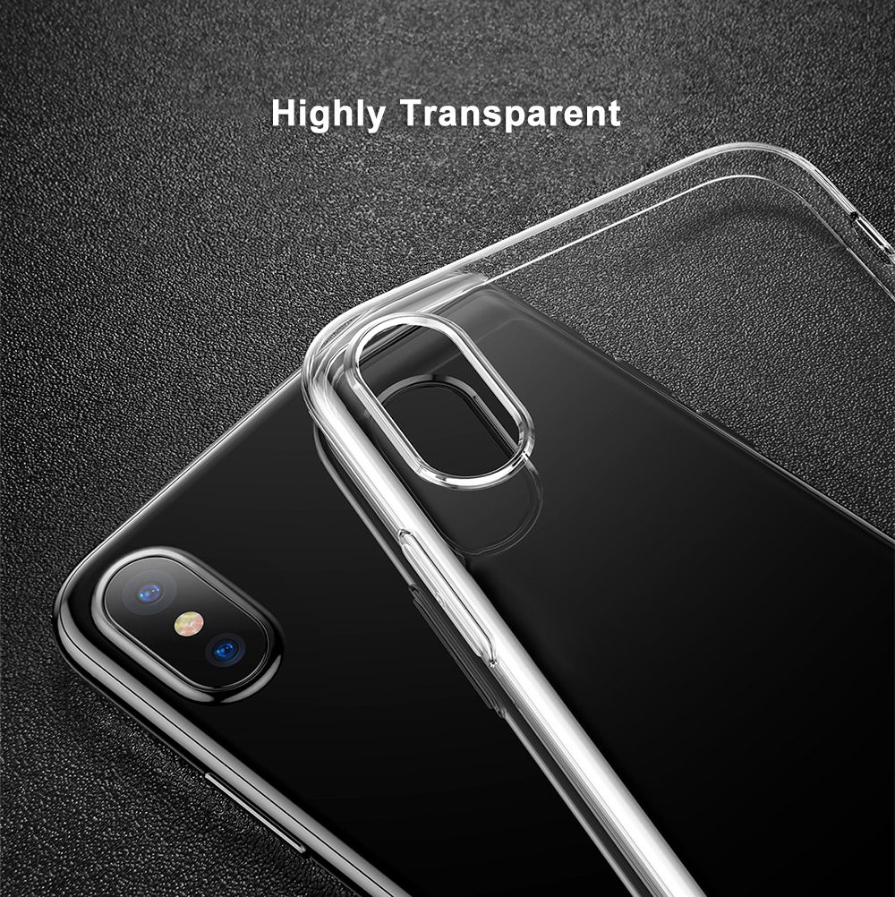 Baseus Simple Series Pluggy Case Clear TPU Protective Back Cover for iPhone 8 Baseus Simple Series Pluggy Case Clear TPU Protective Back Cover for iPhone 8