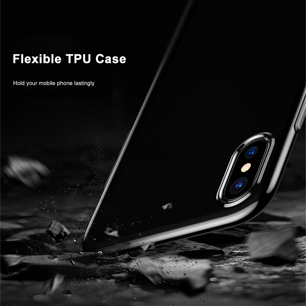 Baseus Simple Series Pluggy Case Clear TPU Protective Back Cover for iPhone 8 Baseus Simple Series Pluggy Case Clear TPU Protective Back Cover for iPhone 8