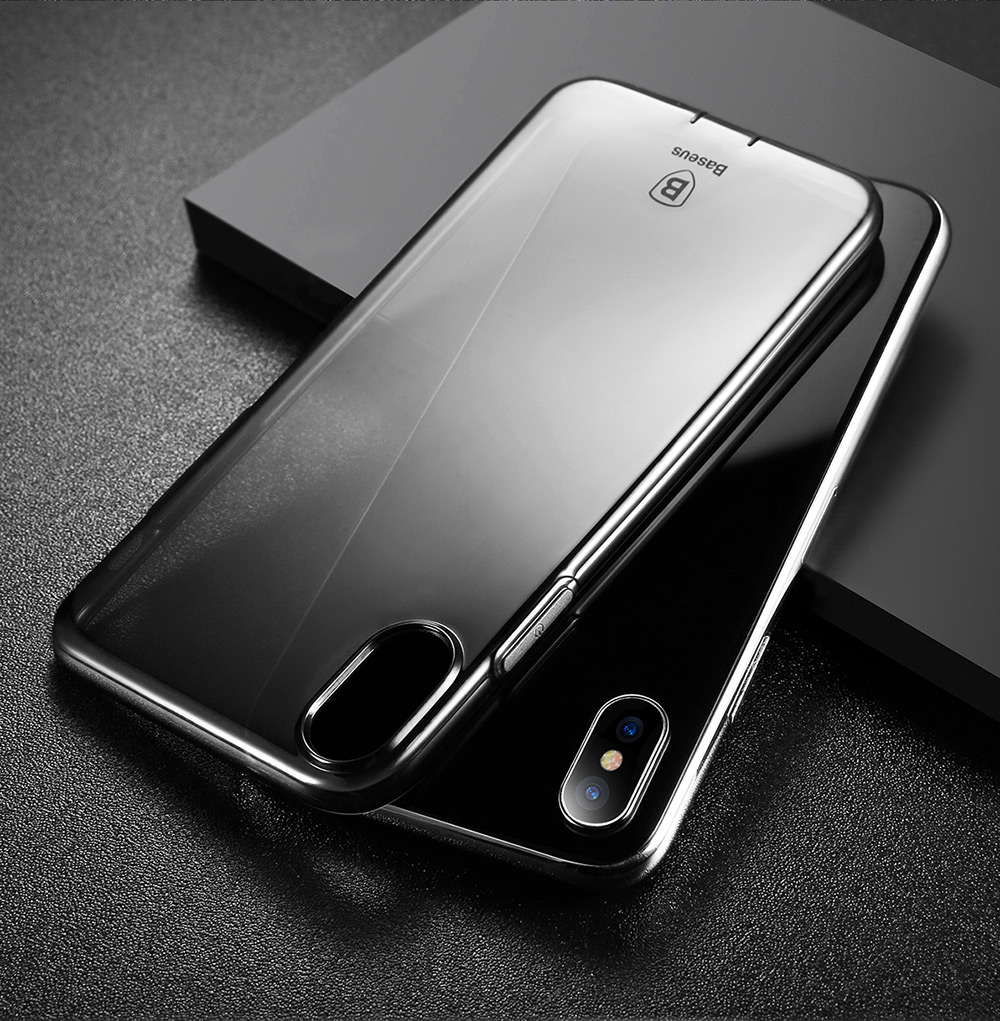 Baseus Simple Series Pluggy Case Clear TPU Protective Back Cover for iPhone 8 Baseus Simple Series Pluggy Case Clear TPU Protective Back Cover for iPhone 8