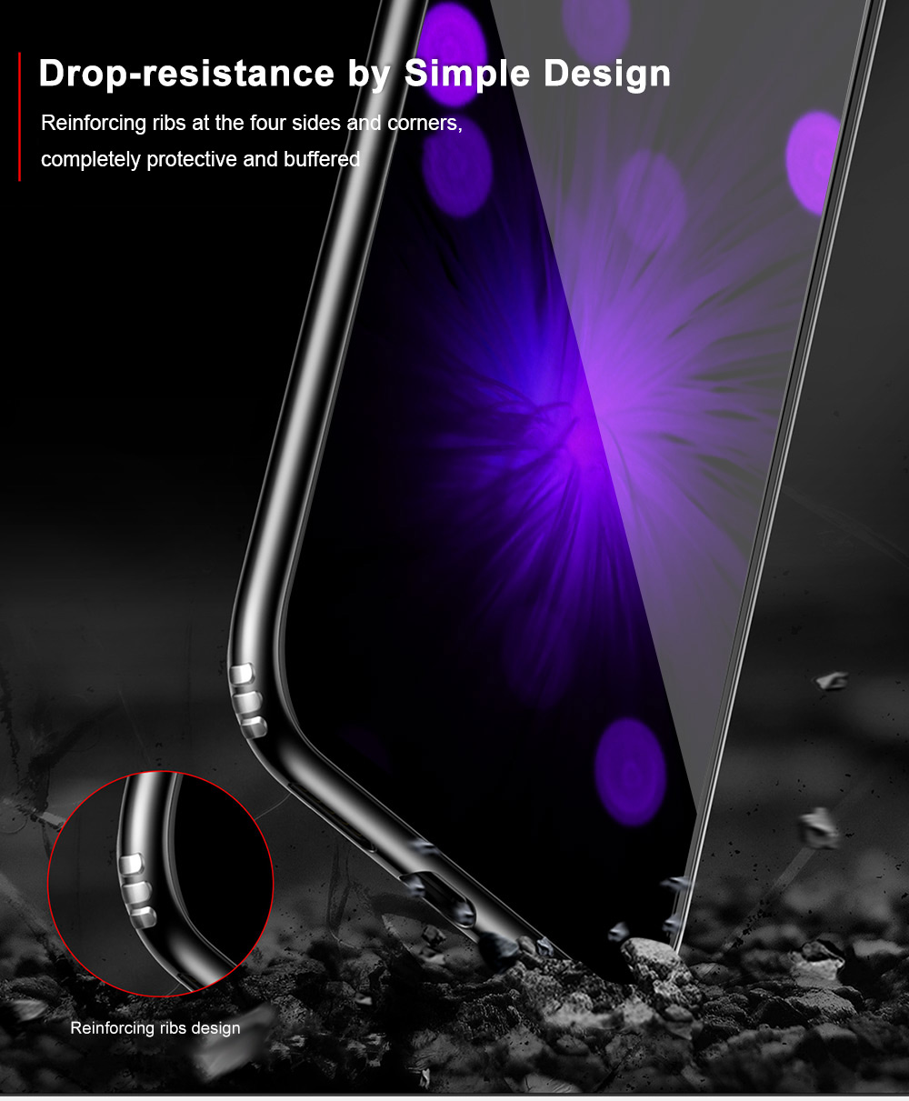 Baseus Hand and Soft Border Case Hollow Bottom Protective Frame for iPhone 8 Baseus Hand and Soft Border Case Hollow Bottom Protective Frame for iPhone 8