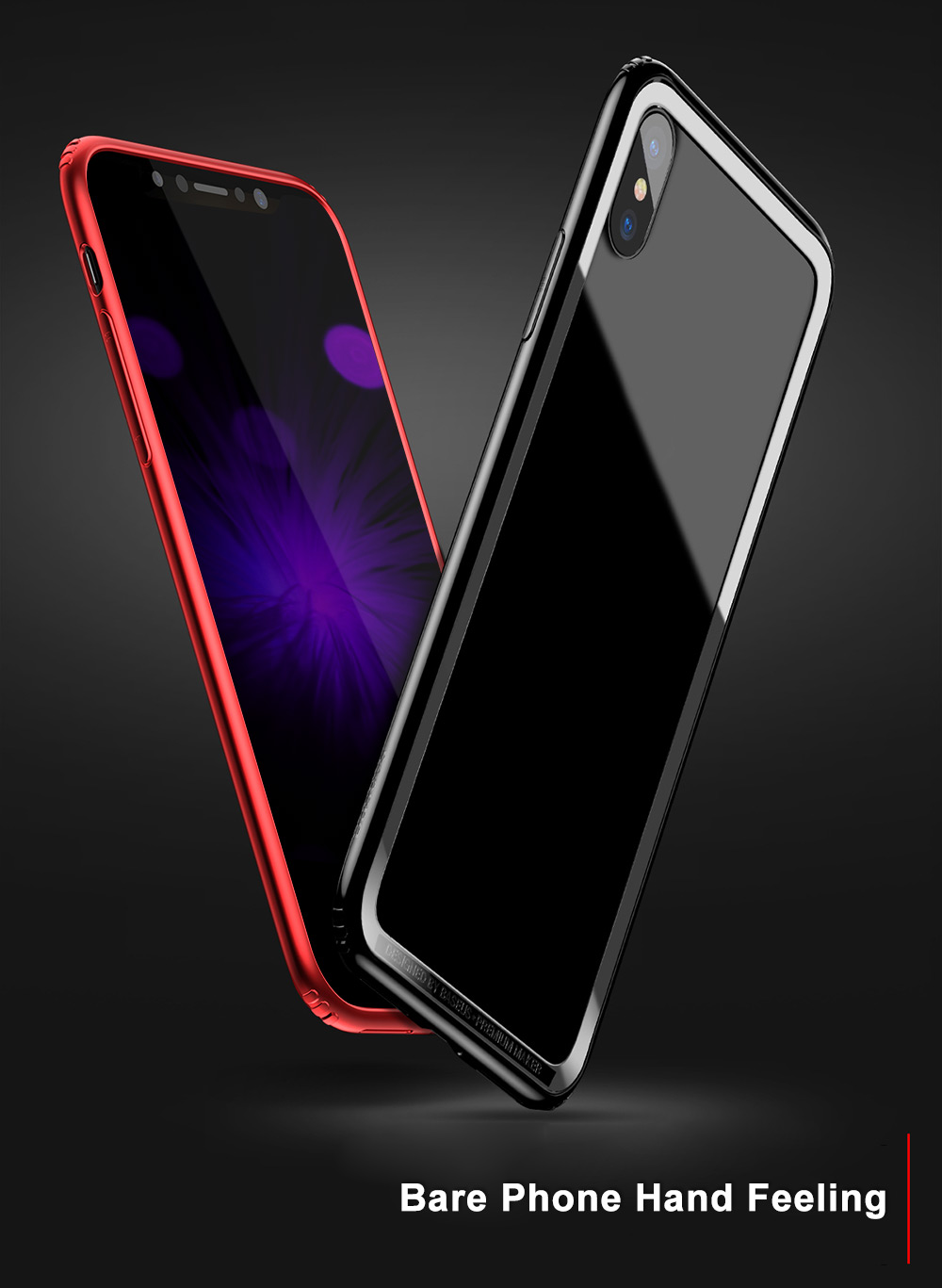 Baseus Hand and Soft Border Case Hollow Bottom Protective Frame for iPhone 8 Baseus Hand and Soft Border Case Hollow Bottom Protective Frame for iPhone 8