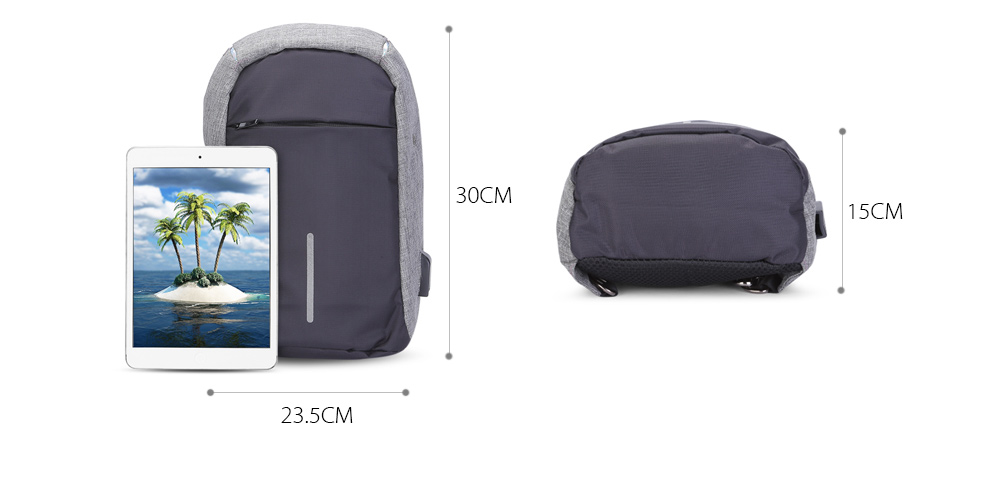 Guapabien Sling Shoulder Chest Bag for Men with USB Charging Port Headphone Hole Guapabien Sling Shoulder Chest Bag for Men with USB Charging Port Headphone Hole