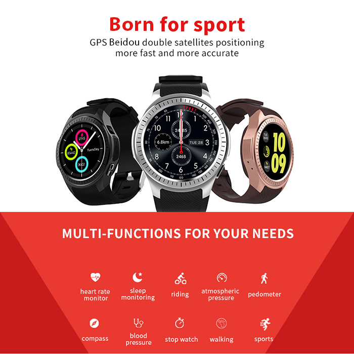 Microwear L1 Smartwatch Phone 1.3 inch Bluetooth GPS Heart Rate Measurement Pedometer Sleep Monitor Microwear L1 Smartwatch Phone 1.3 inch Bluetooth GPS Heart Rate Measurement Pedometer Sleep Monitor