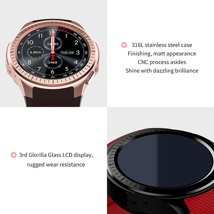 Microwear L1 Smartwatch Phone 1.3 inch Bluetooth GPS Heart Rate Measurement Pedometer Sleep Monitor Microwear L1 Smartwatch Phone 1.3 inch Bluetooth GPS Heart Rate Measurement Pedometer Sleep Monitor