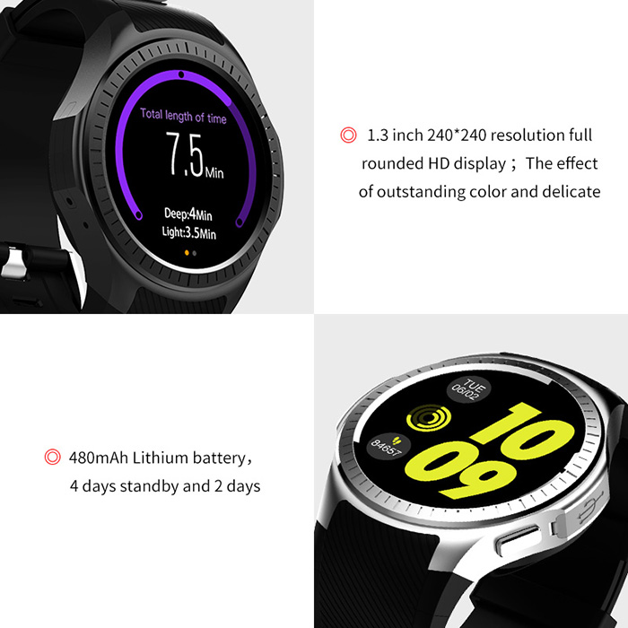 Microwear L1 Smartwatch Phone 1.3 inch Bluetooth GPS Heart Rate Measurement Pedometer Sleep Monitor Microwear L1 Smartwatch Phone 1.3 inch Bluetooth GPS Heart Rate Measurement Pedometer Sleep Monitor
